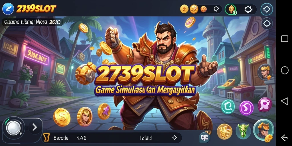 Tampilan gameplay interaktif dan menarik dari 2739SLOT.