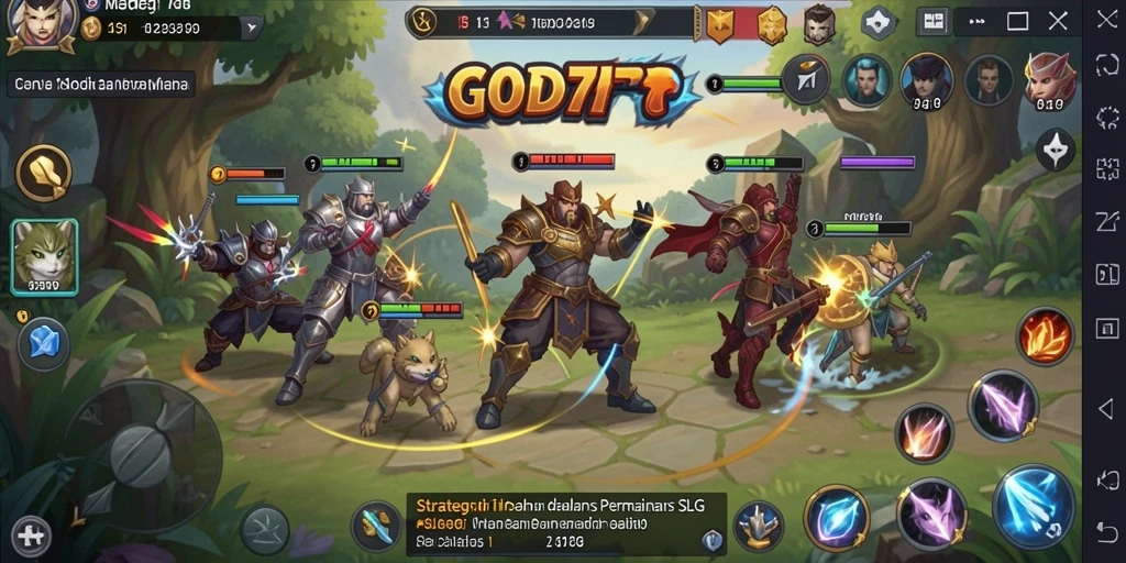 Tampilan gameplay epic dalam <strong>GOD77</strong> dengan berbagai strategi mendalam.