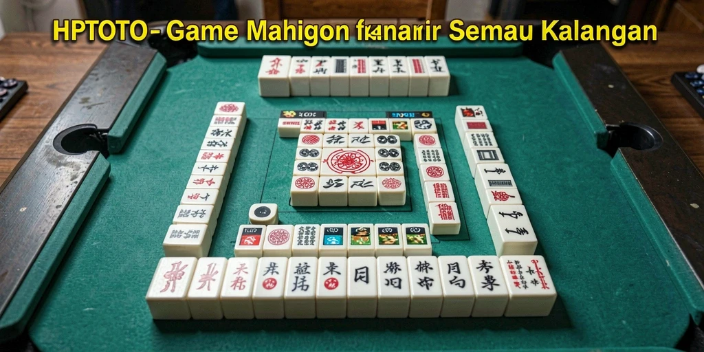 Screenshot gameplay HPTOTO menampilkan aksi menantang Mahjong