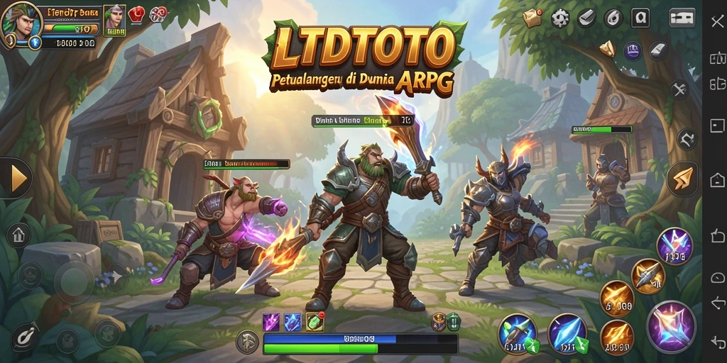 Tampilan menarik dari gameplay ARPG LTDTOTO yang mengasyikkan.