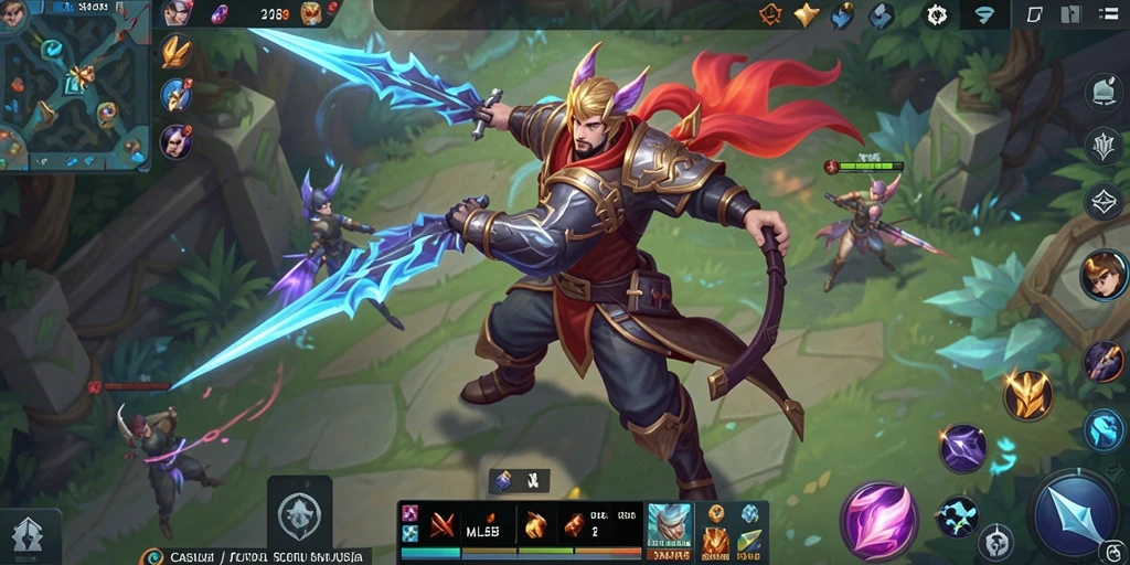 Tangkapan layar gameplay MLBB8 menunjukkan keseruan bermain game Casual.