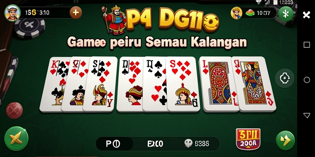 Tampilan gameplay yang menarik dalam PG11, menggambarkan suasana bermain Domino.
