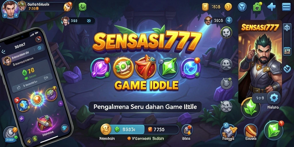 Tampilan gameplay menarik dalam SENSASI777 dengan elemen Idle yang memikat.