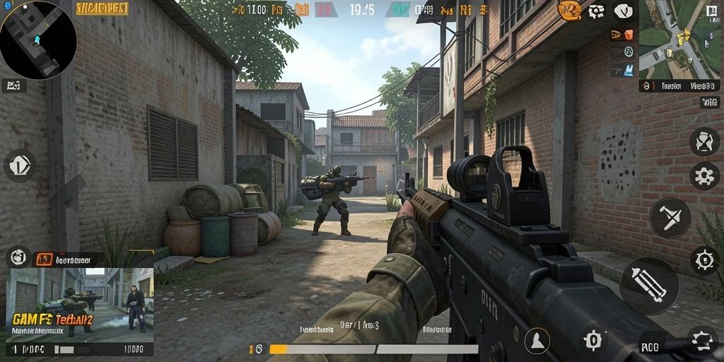 Screenshot gameplay SVIP2 menampilkan aksi tembak-menembak yang mendebarkan.