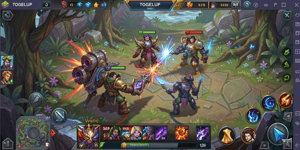 Tampilan gameplay seru dan menegangkan dalam TOGELUP.